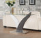 Forest Sofa Table, Clear Glass, White & Walnut